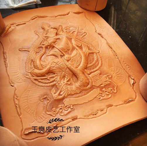皮雕皮艺&mdash;海盗船